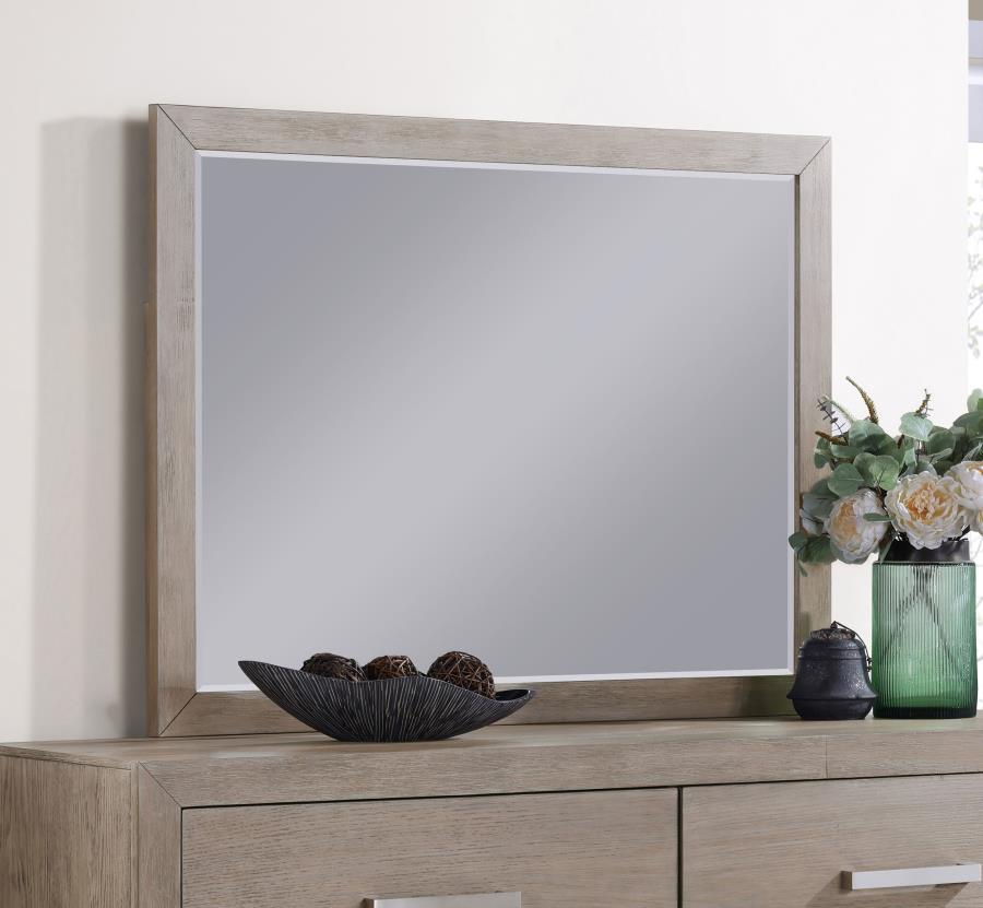 Kenora - 6-Drawer Dresser Mirror - Barley Brown by Coaster Fine Furniture | Bel Furniture