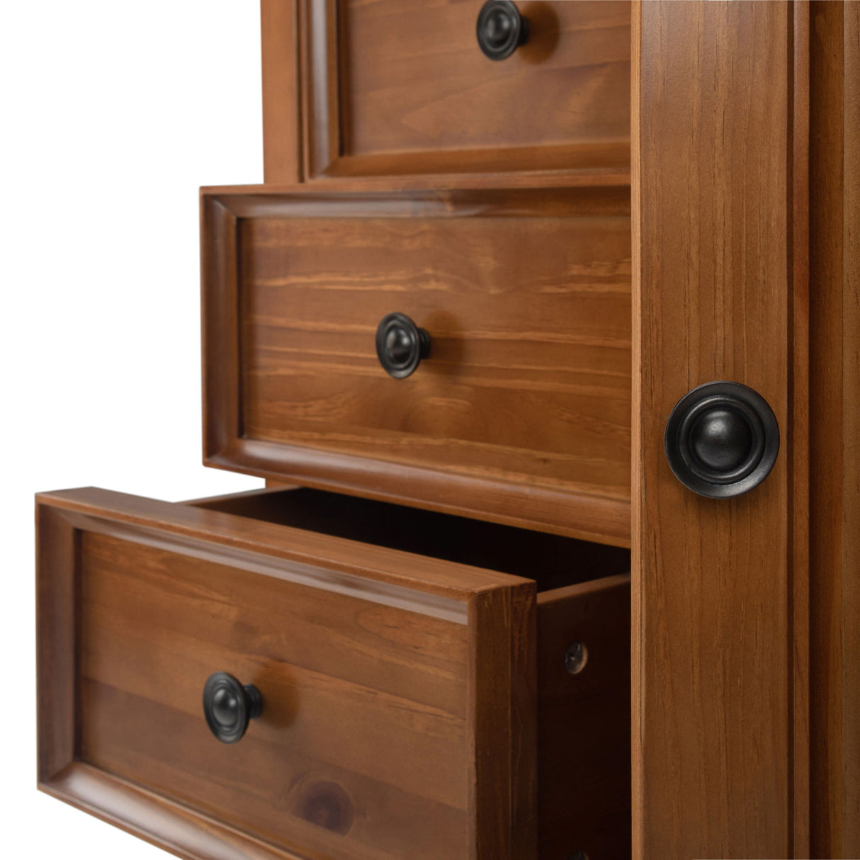 Amherst - Handcrafted Medium Storage Cabinet by Simpli-Home | Bel Furniture