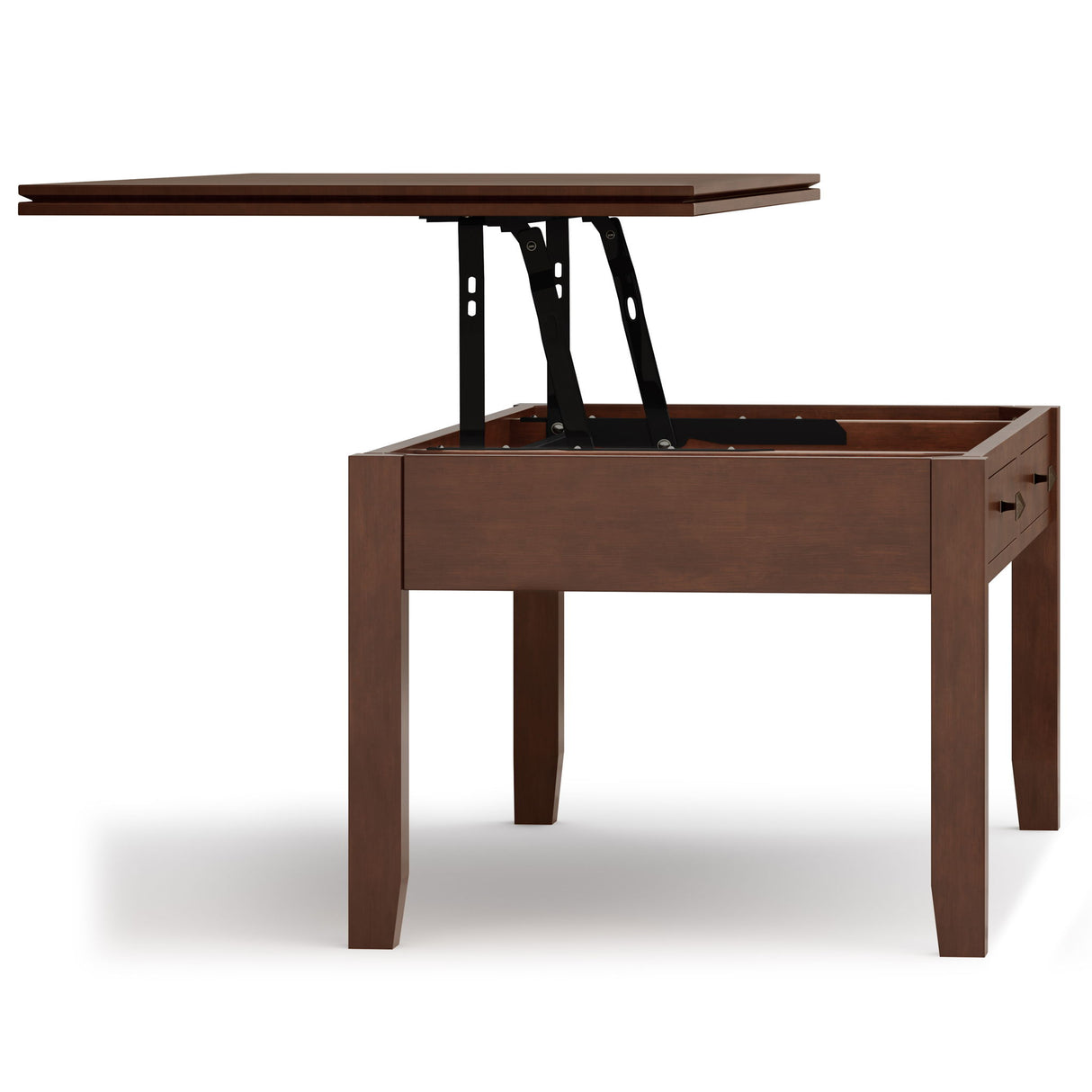 Artisan - Lift Top Coffee Table - Russet Brown by Simpli-Home | Bel Furniture