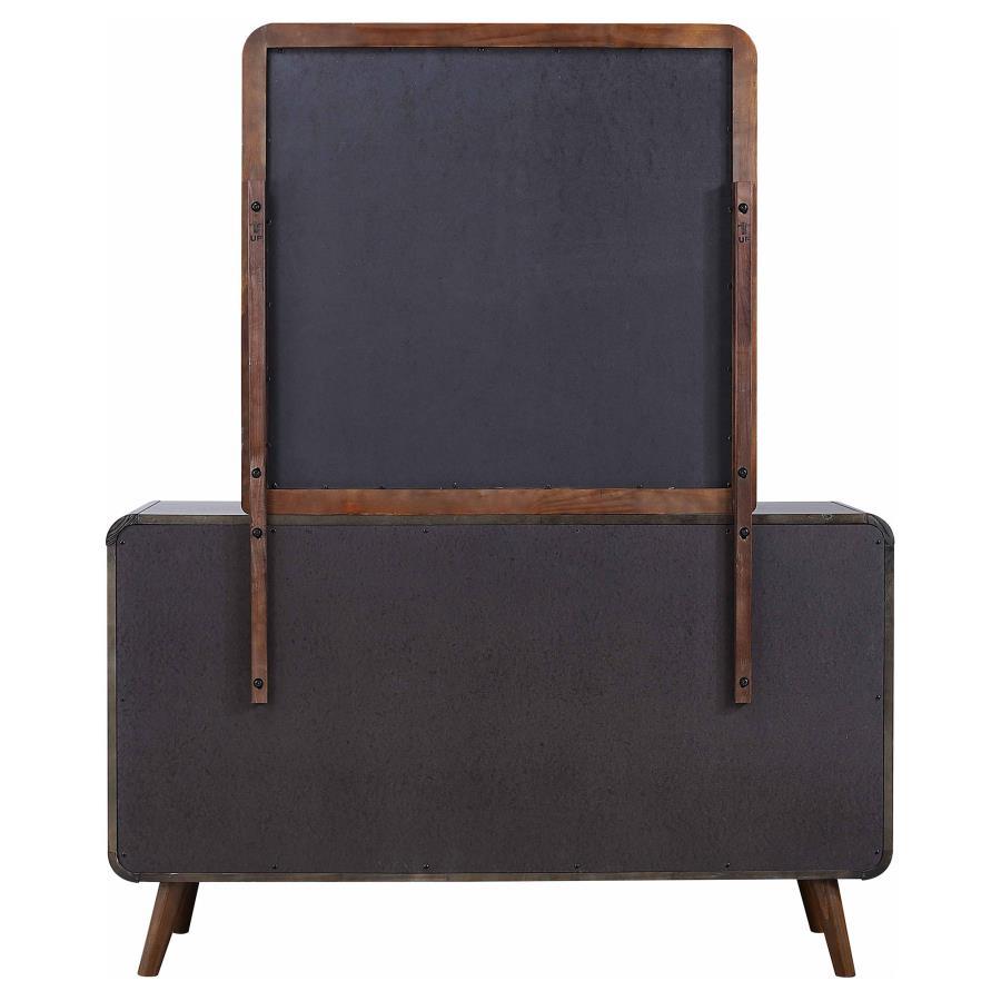 Robyn - 6-Drawer Bedroom Dresser And Mirror by CoasterEssence | Bel Furniture