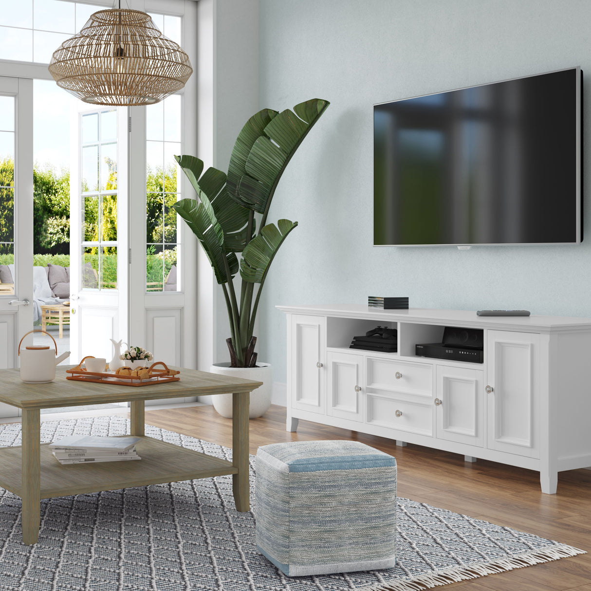 Ogden - 6' X 9' Area Rug - Ivory by Simpli-Home | Bel Furniture