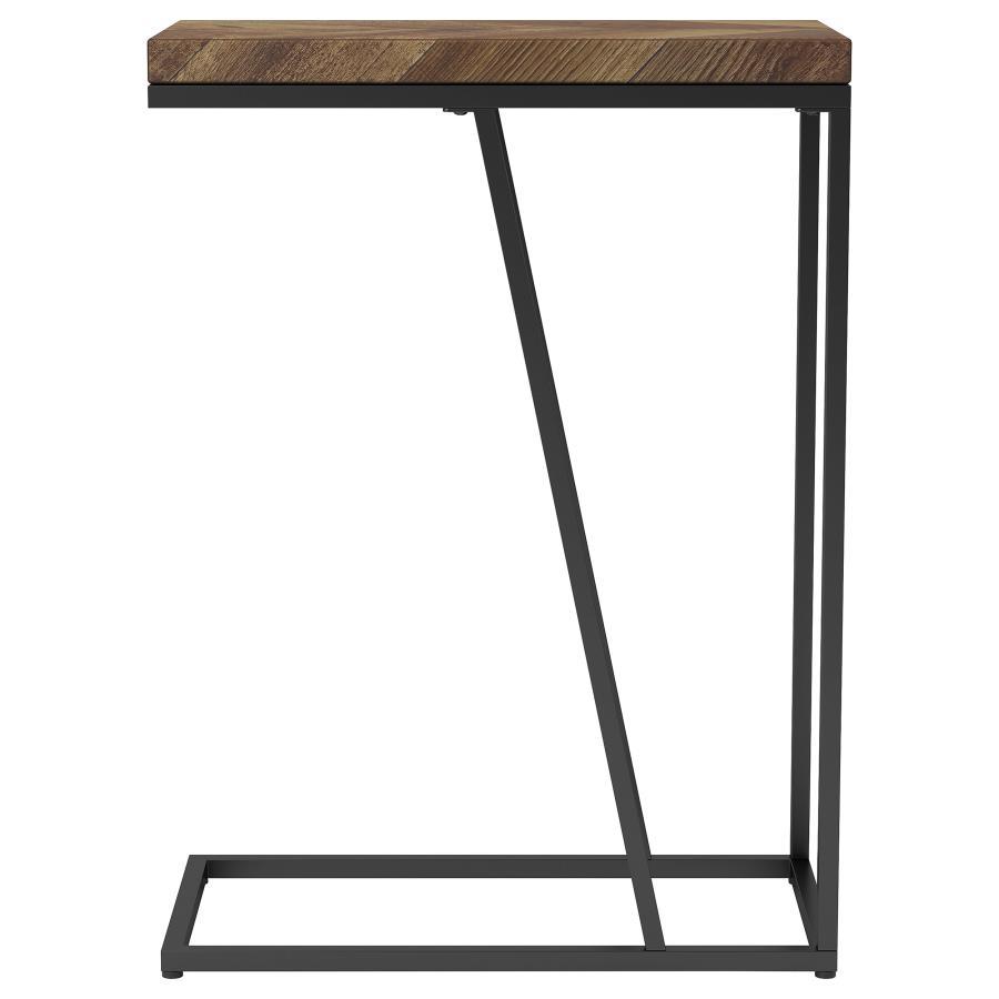 Sergio - Engineered Wood C-Shaped Side Table by CoasterEveryday | Bel Furniture