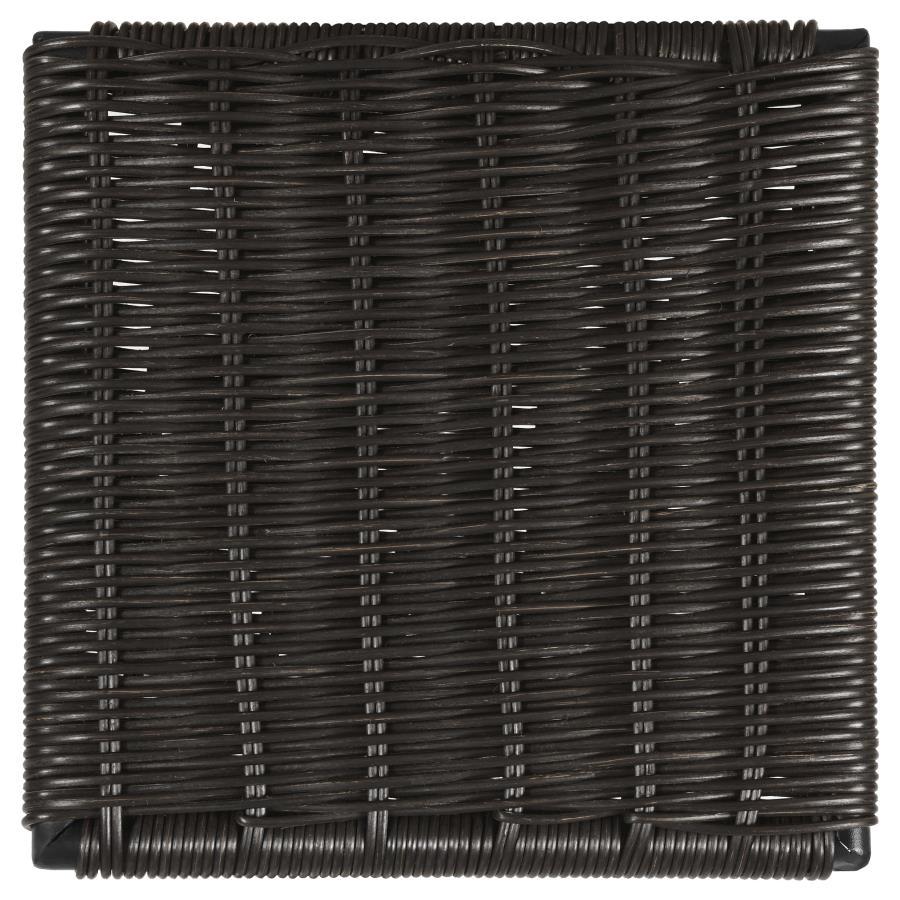 Mckinley - Faux Rattan Metal Chair (Set of 2) by CoasterEssence | Bel Furniture