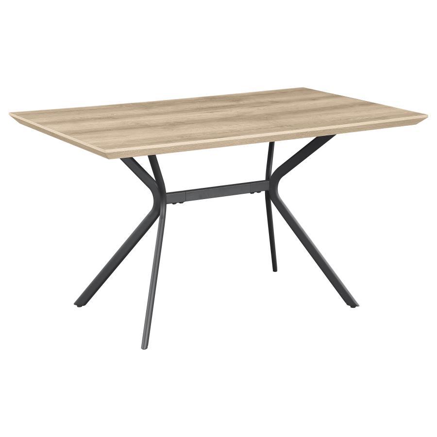 Edgecreek - Composite Wood Dining Table - Light Brown by Coaster Fine Furniture | Bel Furniture