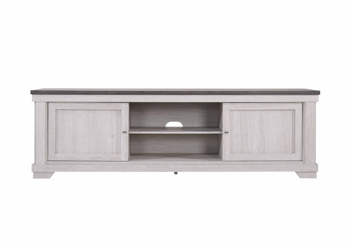 Leighton - 71" TV Stand - White by Crown Mark | Bel Furniture