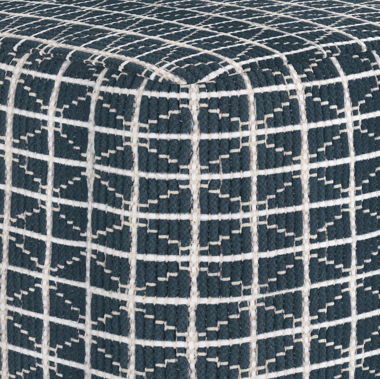 Noreen - Upholstered Square Pouf