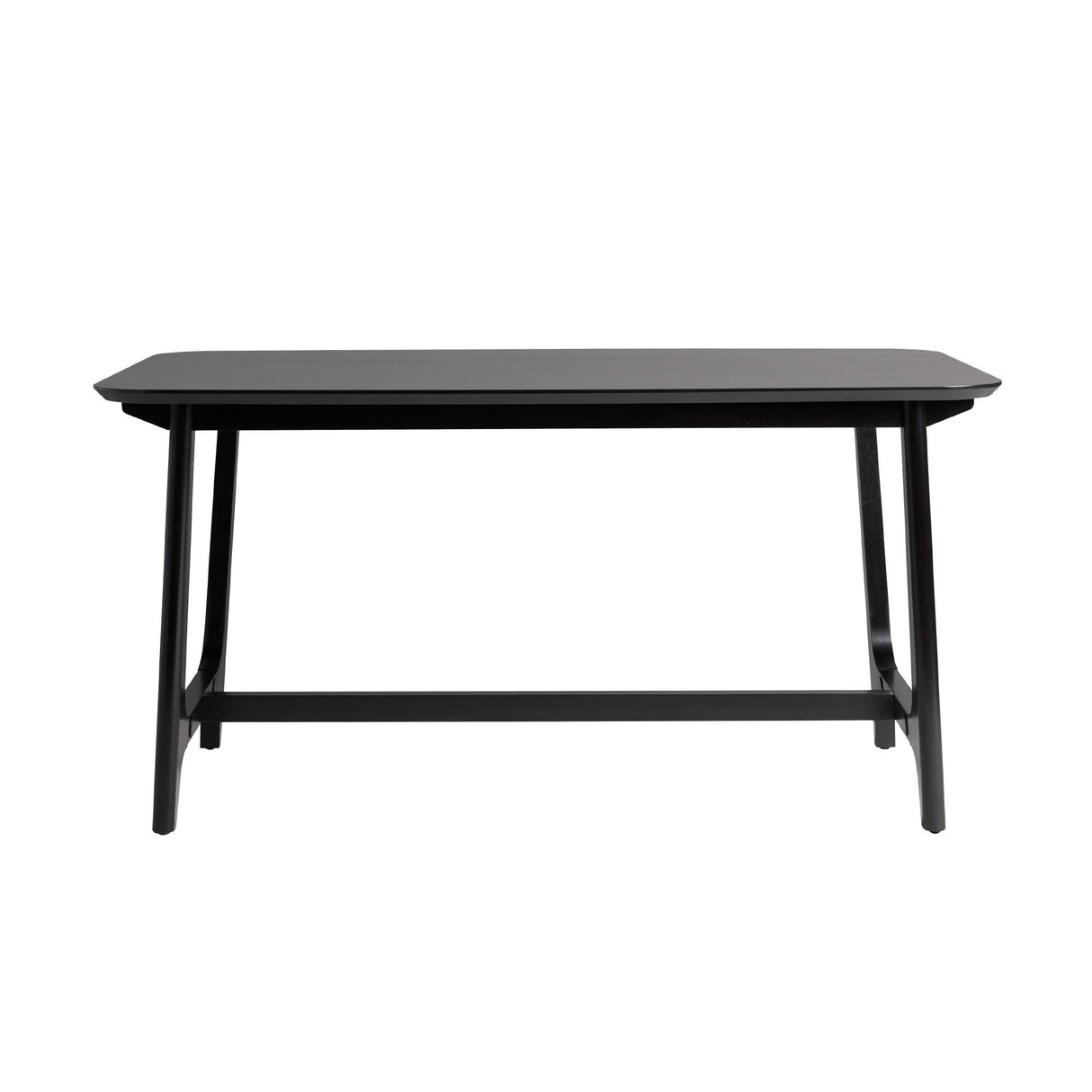 Mid-Century Modern Dining Table With Trestle Base by Walker Edison | Bel Furniture
