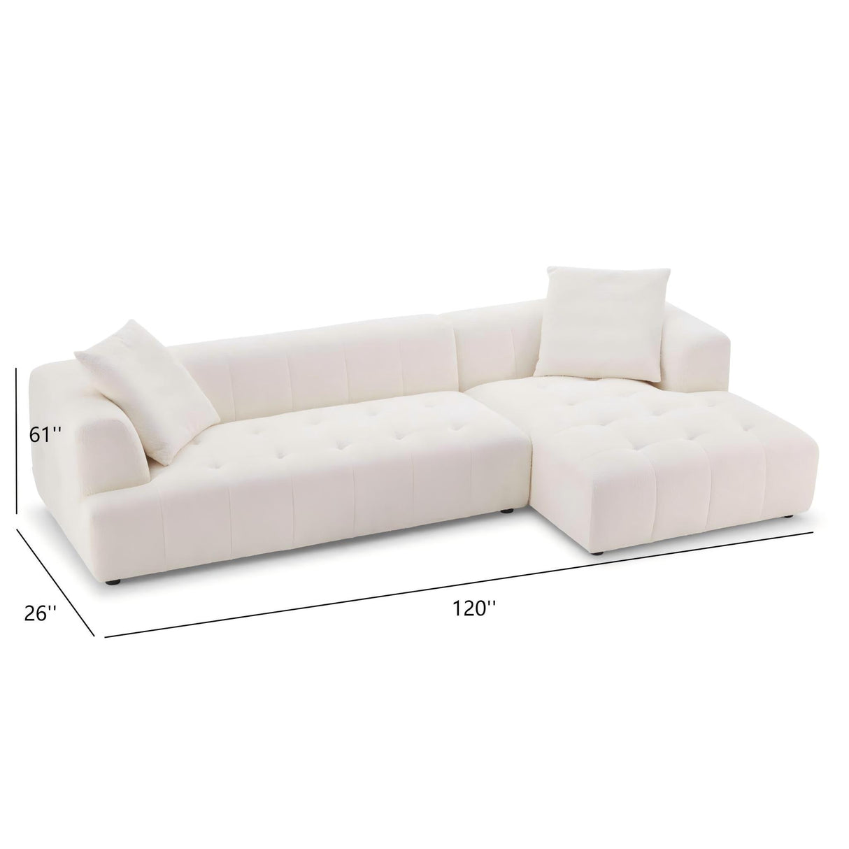 Kaynes - Elegant Upholstery Corner Sofa