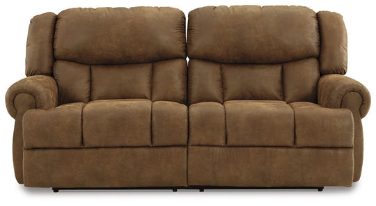 Boothbay - 2 Seat Reclining Sofa Dark Brown Manual Reclining by Signature Design by Ashley® | Bel Furniture