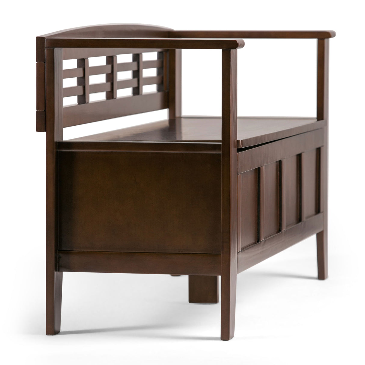 Adams - Entryway Storage Bench Handcrafted by Simpli-Home | Bel Furniture