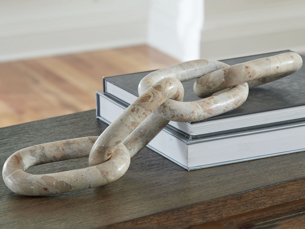 Kenport - Light Beige - Sculpture by Signature Design by Ashley® | Bel Furniture