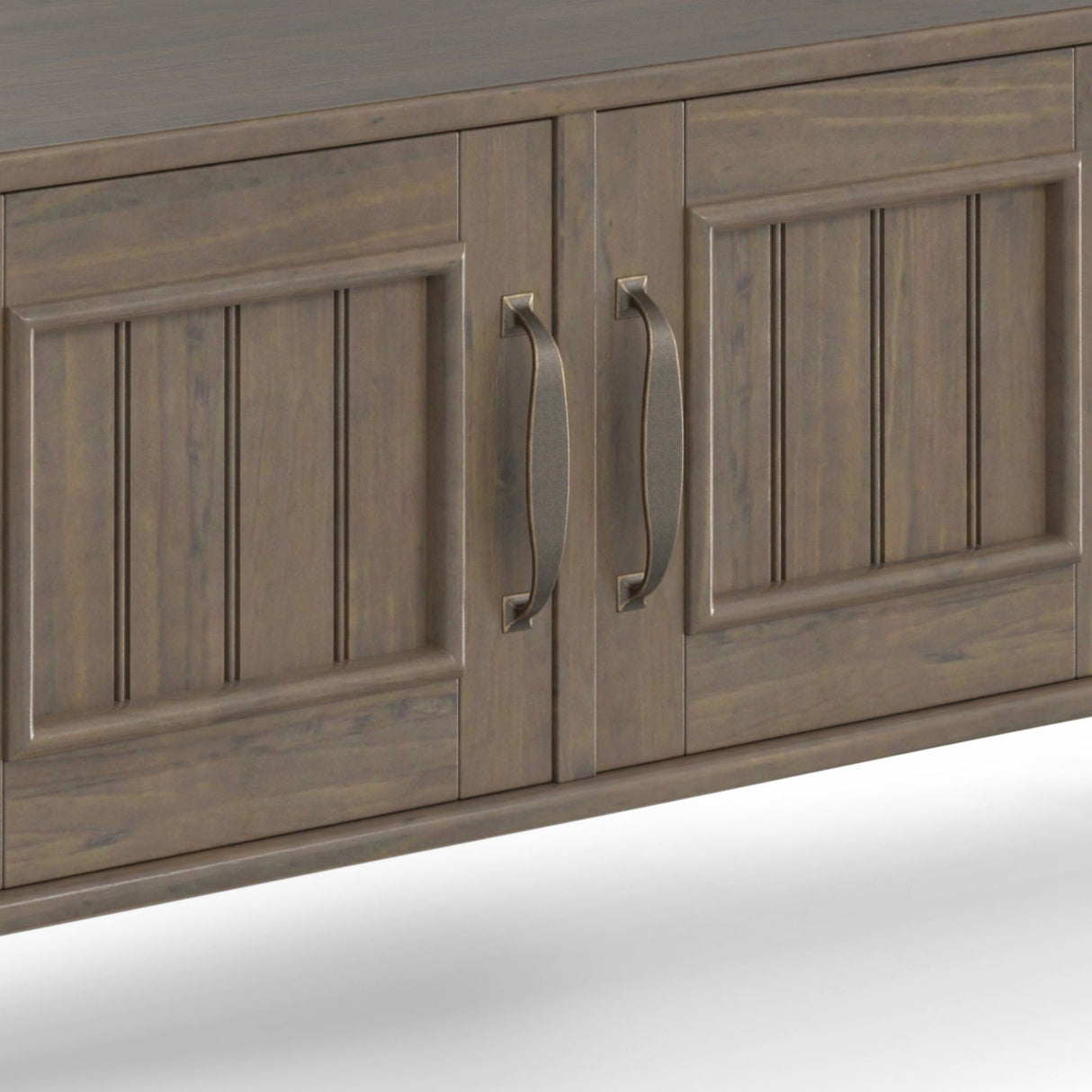 Lev - Console Table - Smoky Brown by Simpli-Home | Bel Furniture