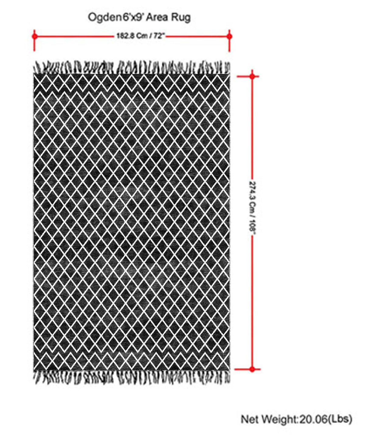 Ogden - 6' X 9' Area Rug - Ivory by Simpli-Home | Bel Furniture