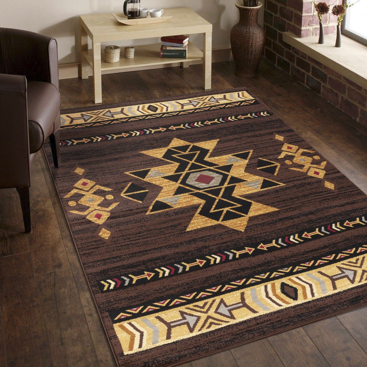 Tribes - GC_YLS4005 Southwest Area Rug by Icona Home Decor | Bel Furniture