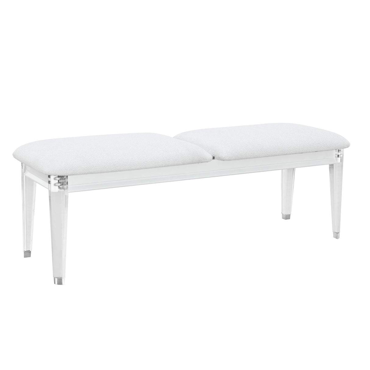 Brenda - Bedroom Bench With Padded Seating - Gray