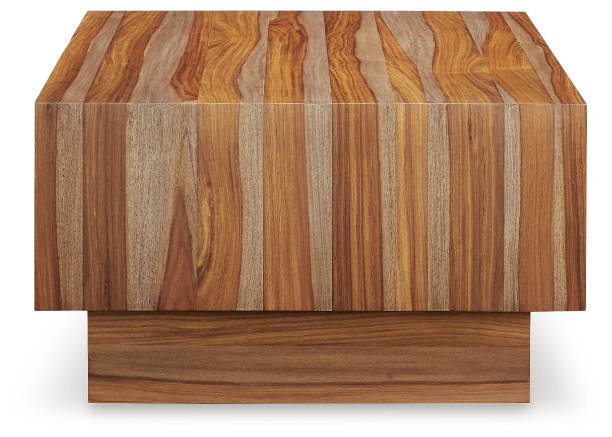 Dressonni - Brown - Rectangular Cocktail Table by Signature Design by Ashley® | Bel Furniture