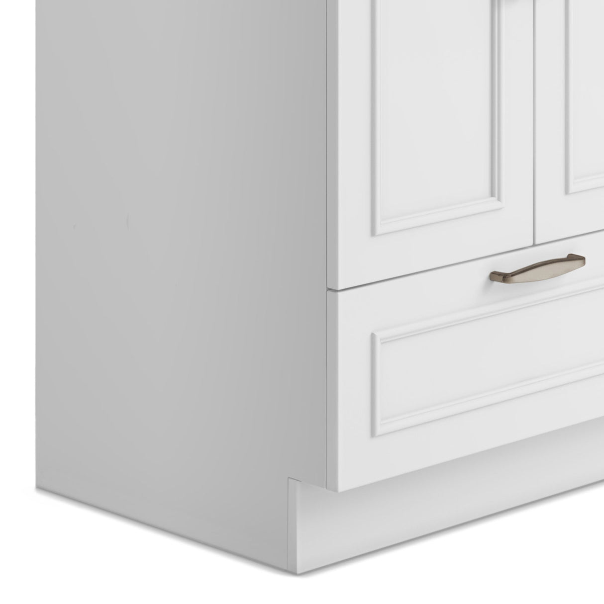 Cardinal - Laundry Cabinet With Faucet And Stainless Steel Sink - White by Simpli-Home | Bel Furniture