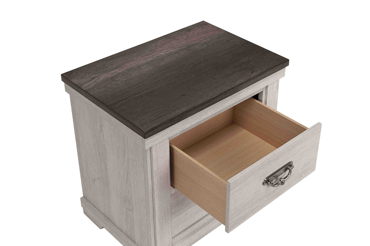 Leighton - Nightstand - White by Crown Mark | Bel Furniture