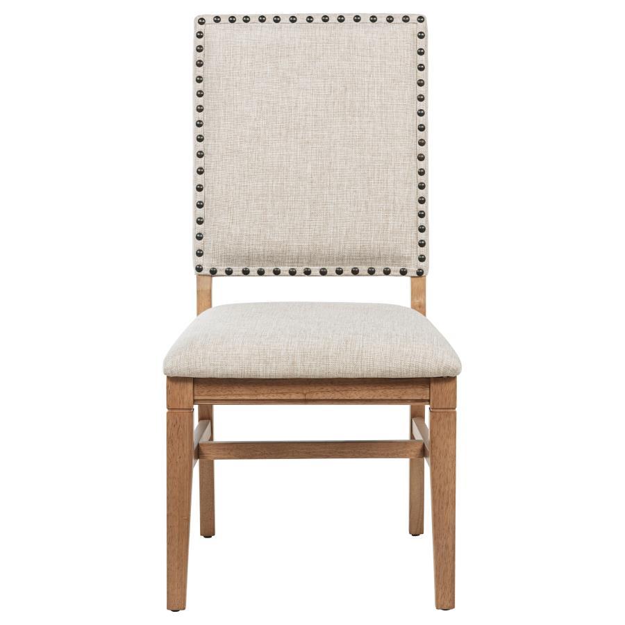 Middleton - Upholstered Dining Side Chair Beige (Set of 2) - Natural by Coaster Fine Furniture | Bel Furniture