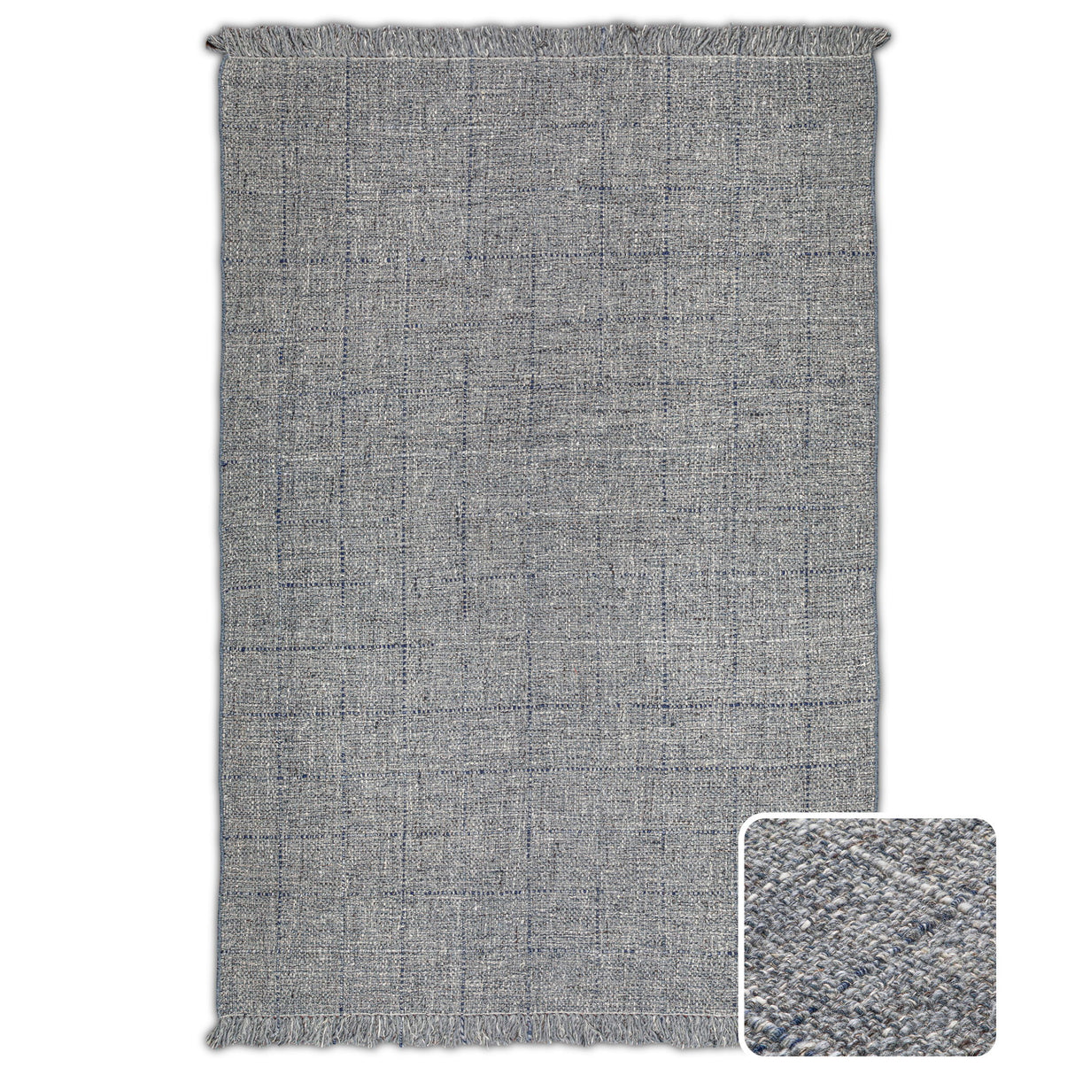 Tenney - 6' X 9' Area Rug - Gray / Blue