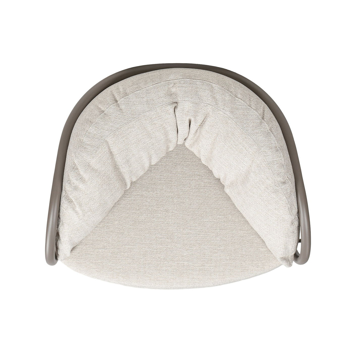 Harper - Barrel Upholstered Patio Deep Seating Armchair Axroma Olefin - Oat Beige by Jennifer Taylor Home | Bel Furniture