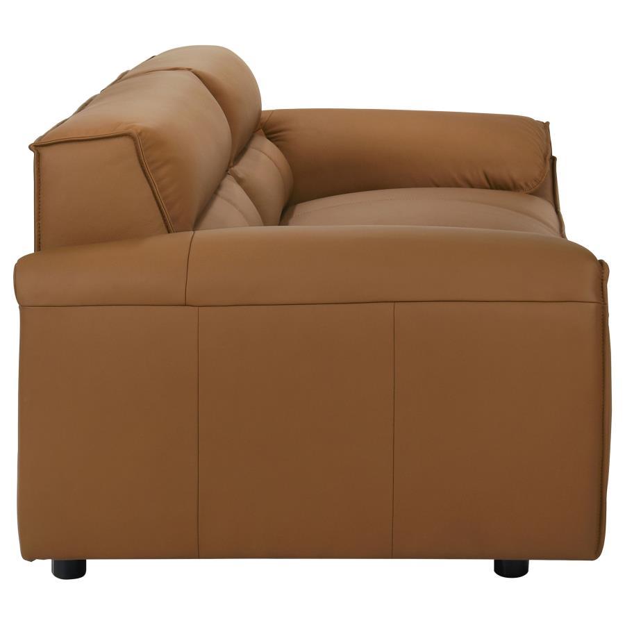 Buxton - Top Grain Leather Upholstered Sofa