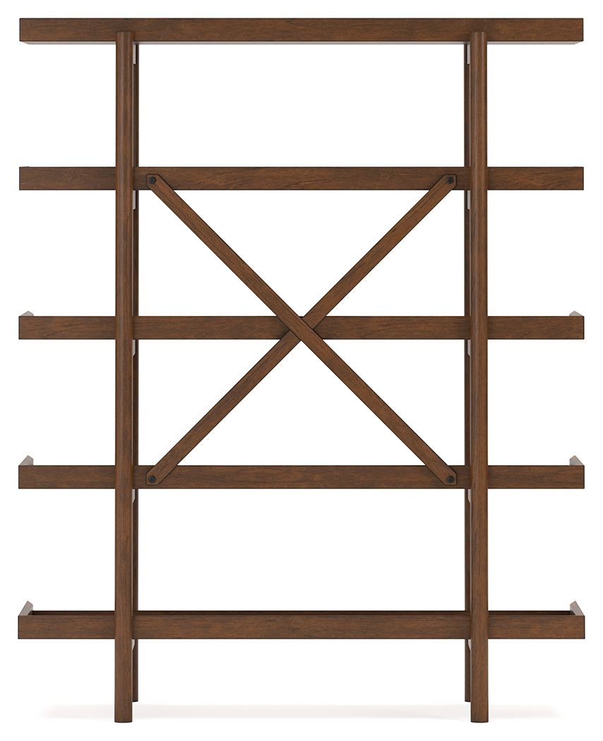 Lyncott - Brown - Bookcase by Signature Design by Ashley® | Bel Furniture