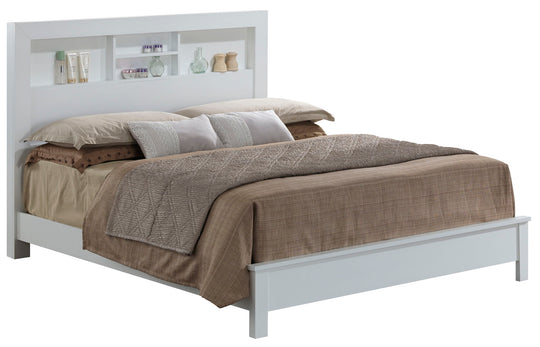 Bed With Transitional Design Stylish