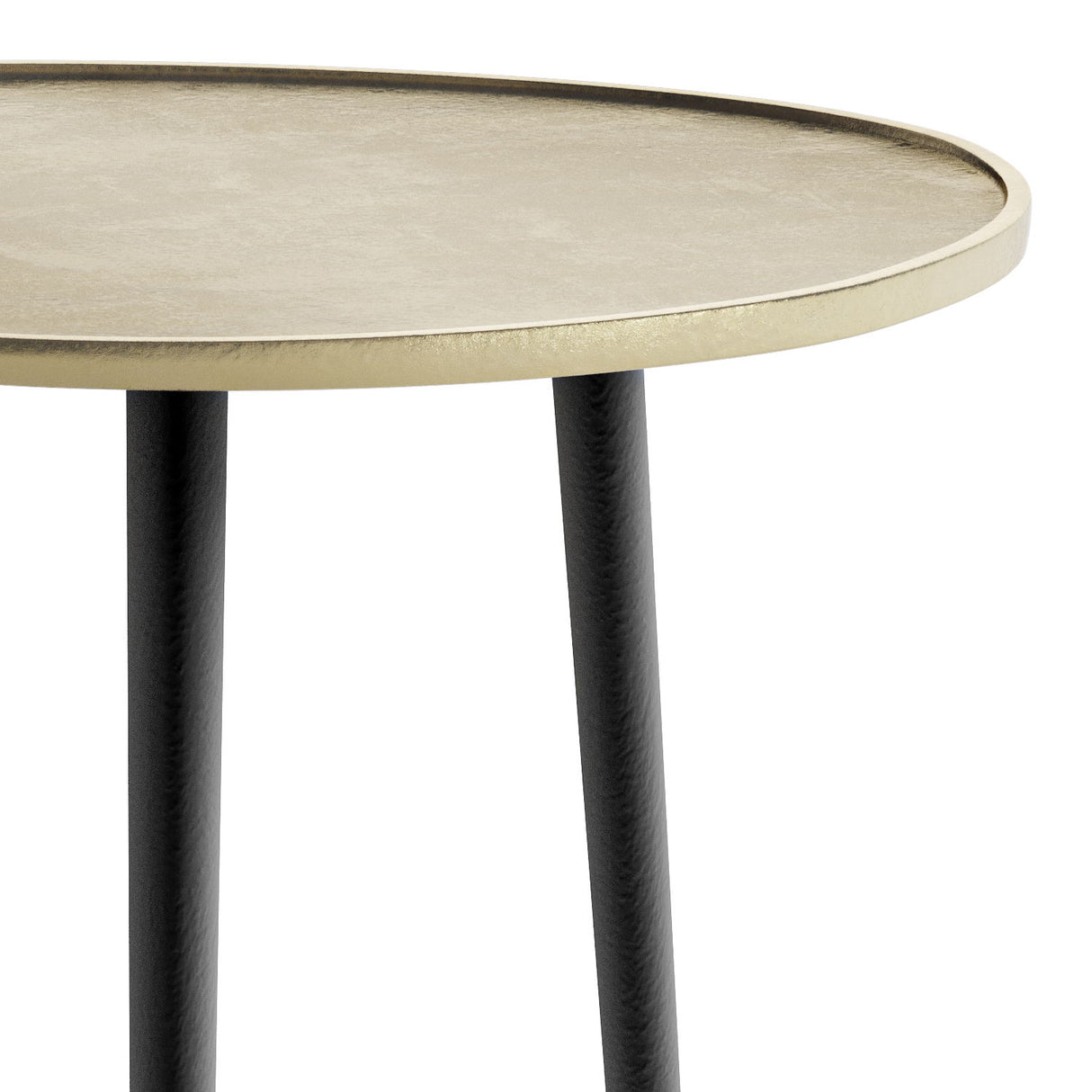 Tanner - Metal Side Table - Gold by Simpli-Home | Bel Furniture