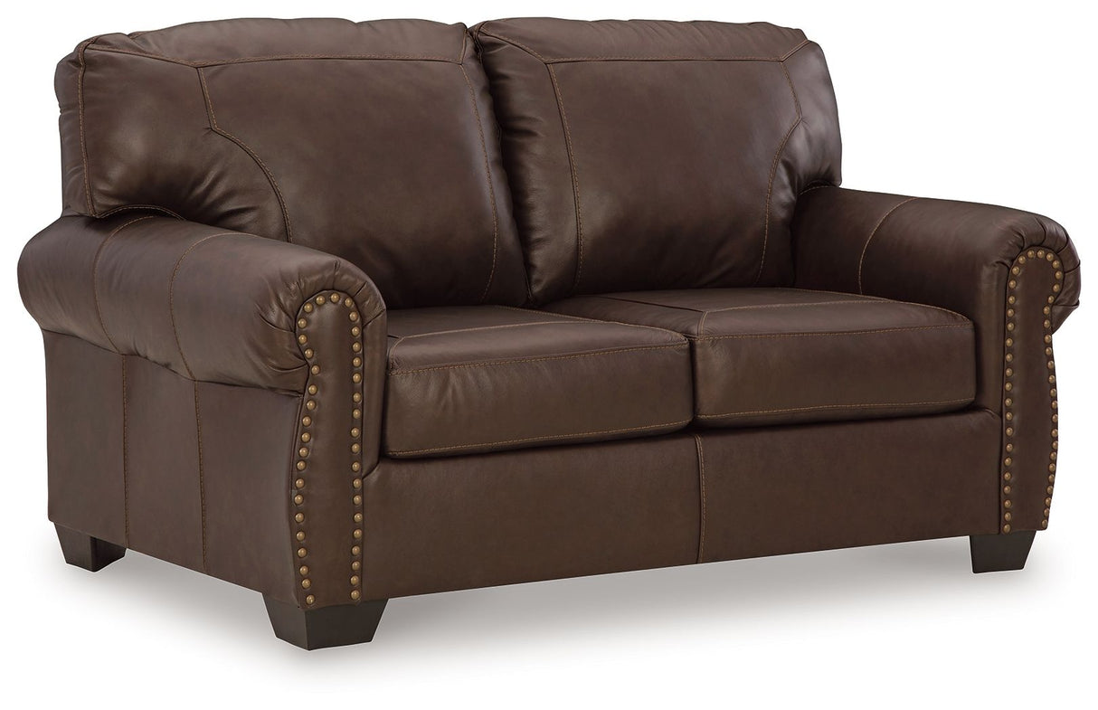 Colleton - Dark Brown - Loveseat by Signature Design by Ashley® | Bel Furniture