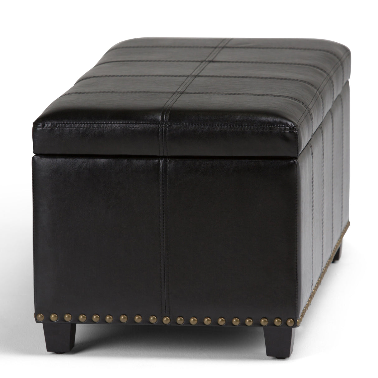 Amelia - Transitional Storage Ottoman Bench by Simpli-Home | Bel Furniture