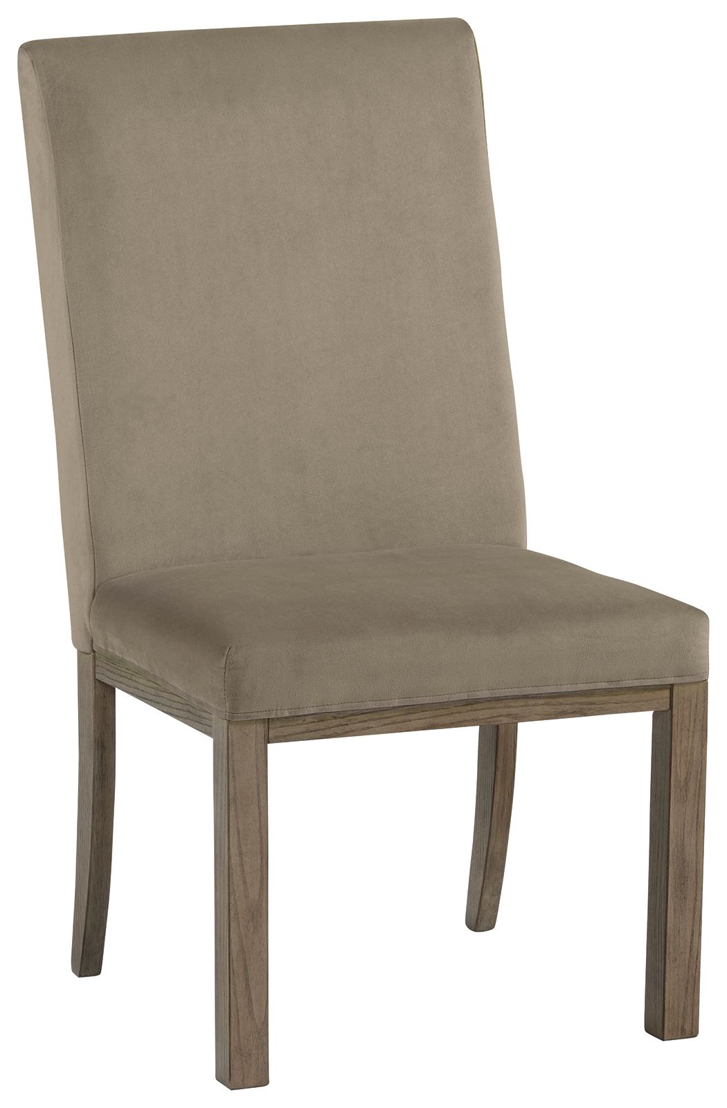 Chrestner - Gray / Brown - Dining UPH Side Chair (Set of 2) by Signature Design by Ashley® | Bel Furniture