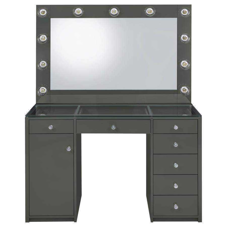 Acena - 7-Drawer Vanity Set With Lighting by CoasterEssence | Bel Furniture