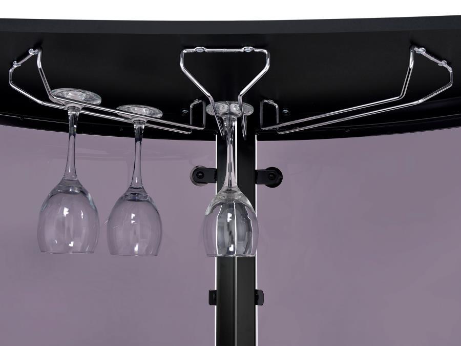 Amarillo - Freestanding Glass Top Home Bar Wine Cabinet by CoasterEssence | Bel Furniture