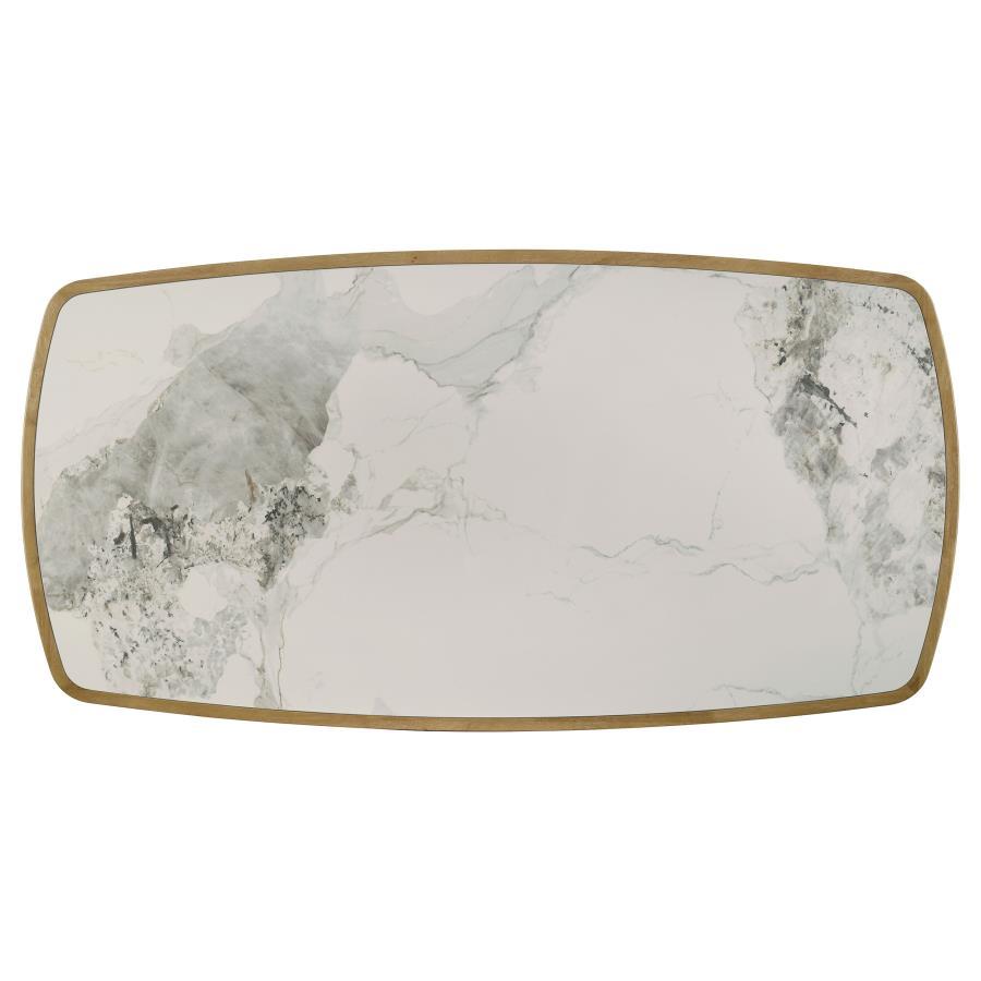 Croyden - 7 Piece Rectangular Dining Set - Gray / Weathered Natural