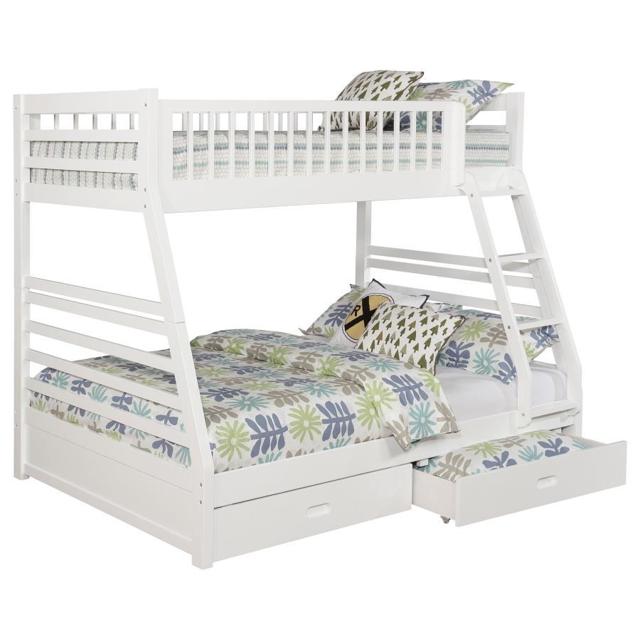 Ashton - 2-Drawer Wood Bunk Bed by CoasterEssence | Bel Furniture