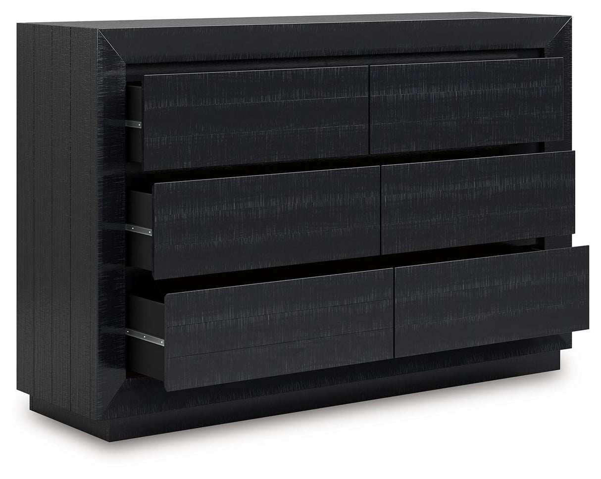 Londer - Black - Dresser by Millennium® by Ashley | Bel Furniture