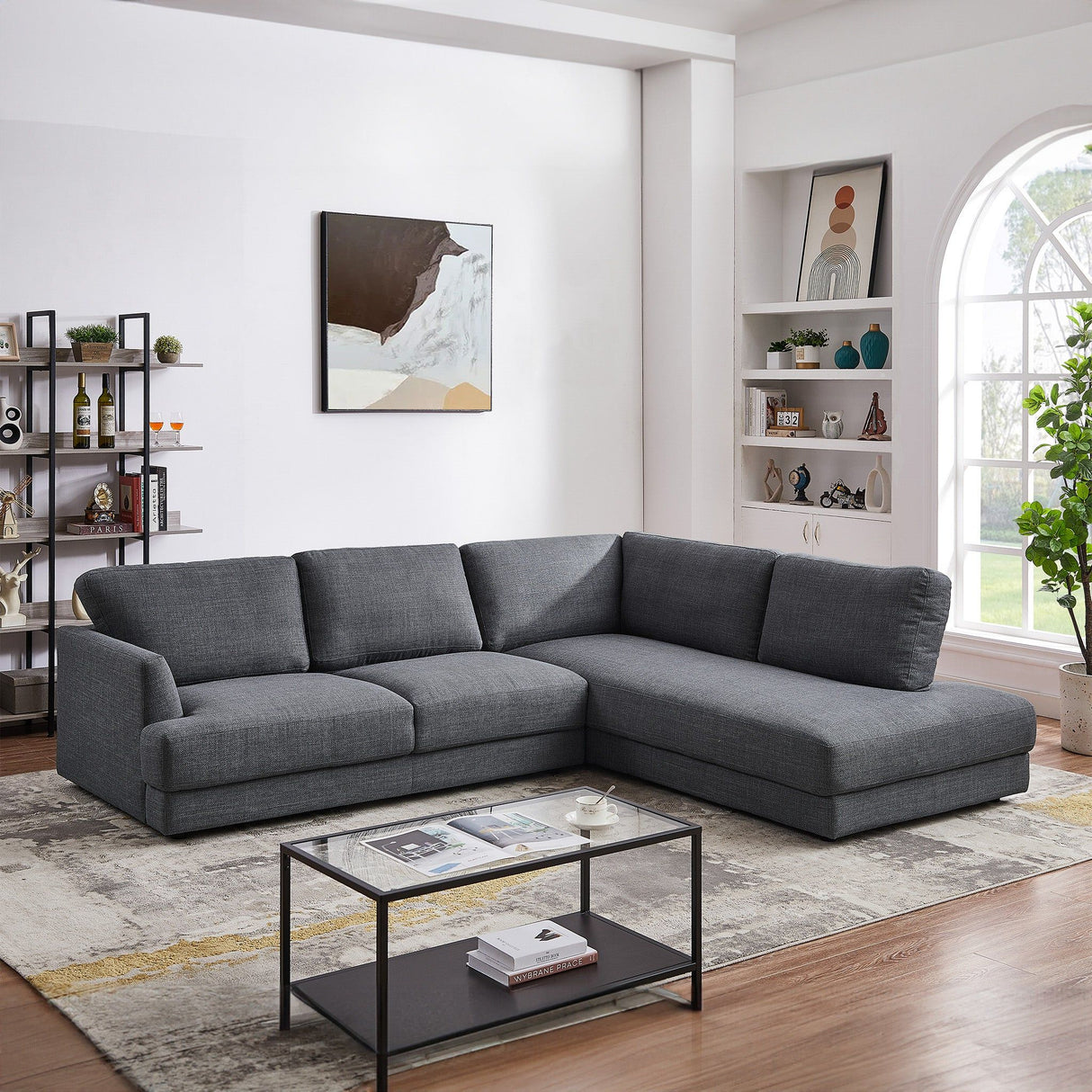 Glander - Comfortable Cozy Sectional Sofa