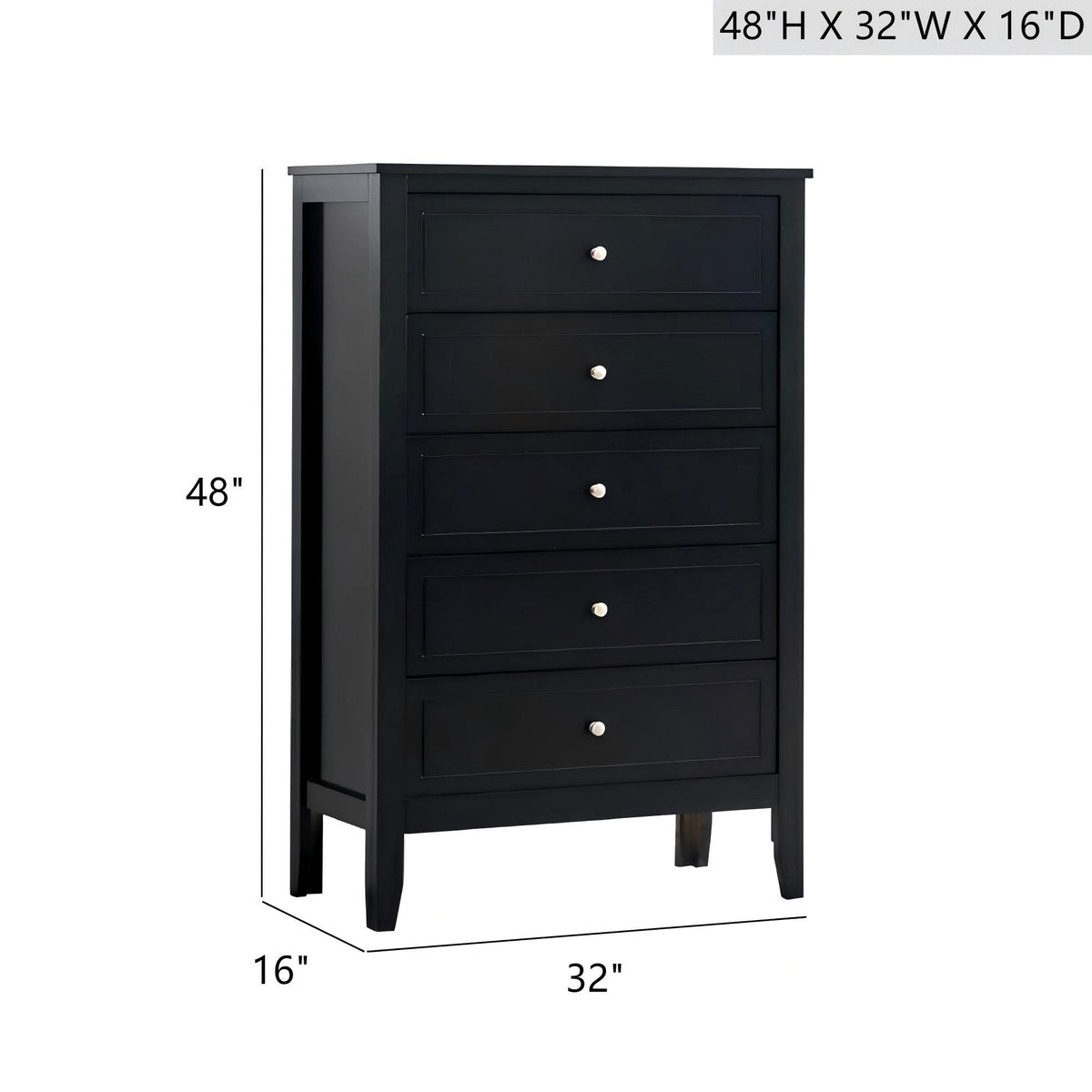 Daniel - Chest, 5 Drawer Storage Unit