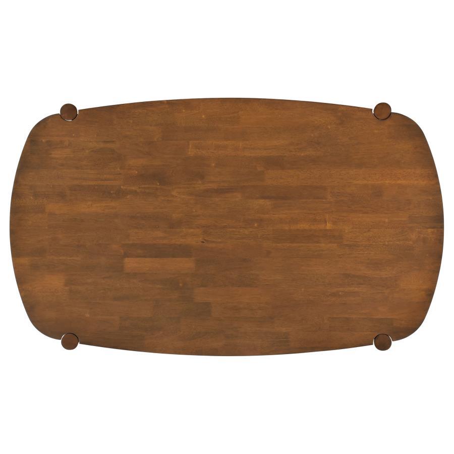 Dortch - Oval Solid Wood Dining Table - Walnut by CoasterEveryday | Bel Furniture