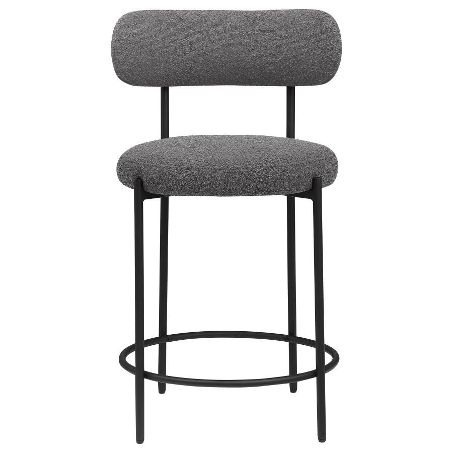 Viola - Boucle Upholstered Bar Stool (Set of 2) by Coaster Fine Furniture | Bel Furniture