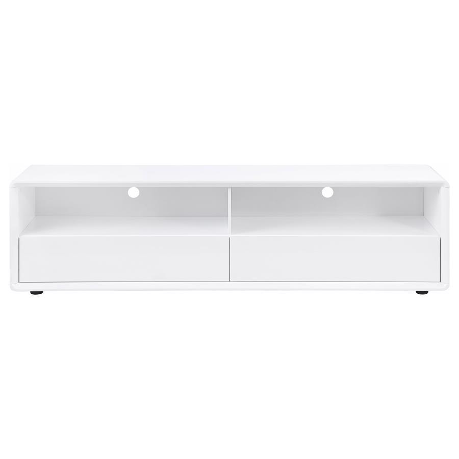 Ellice - TV Stand Media Console - White by Coaster Fine Furniture | Bel Furniture