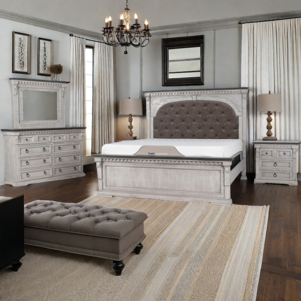 ALAMO 6 PIECE KING BEDROOM SET by Mollai Collections | Bel Furniture