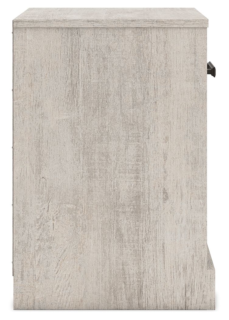 Shawburn - Whitewash - One Drawer Night Stand by Signature Design by Ashley® | Bel Furniture