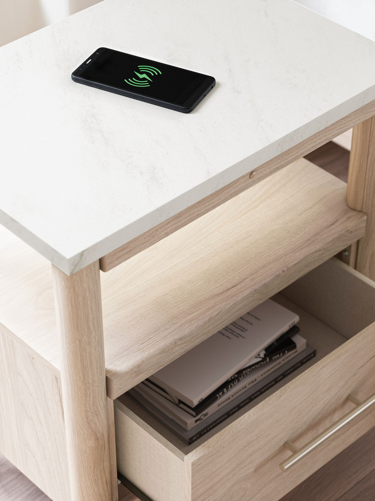 Cadmori - One Drawer Night Stand by Signature Design by Ashley® | Bel Furniture