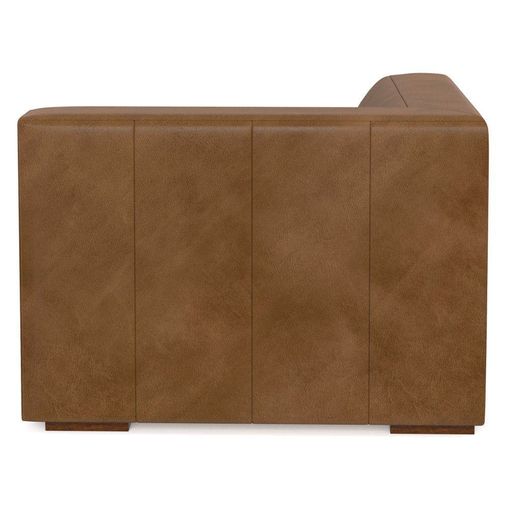 Rex - Corner Sofa Module - Brown by Simpli-Home | Bel Furniture