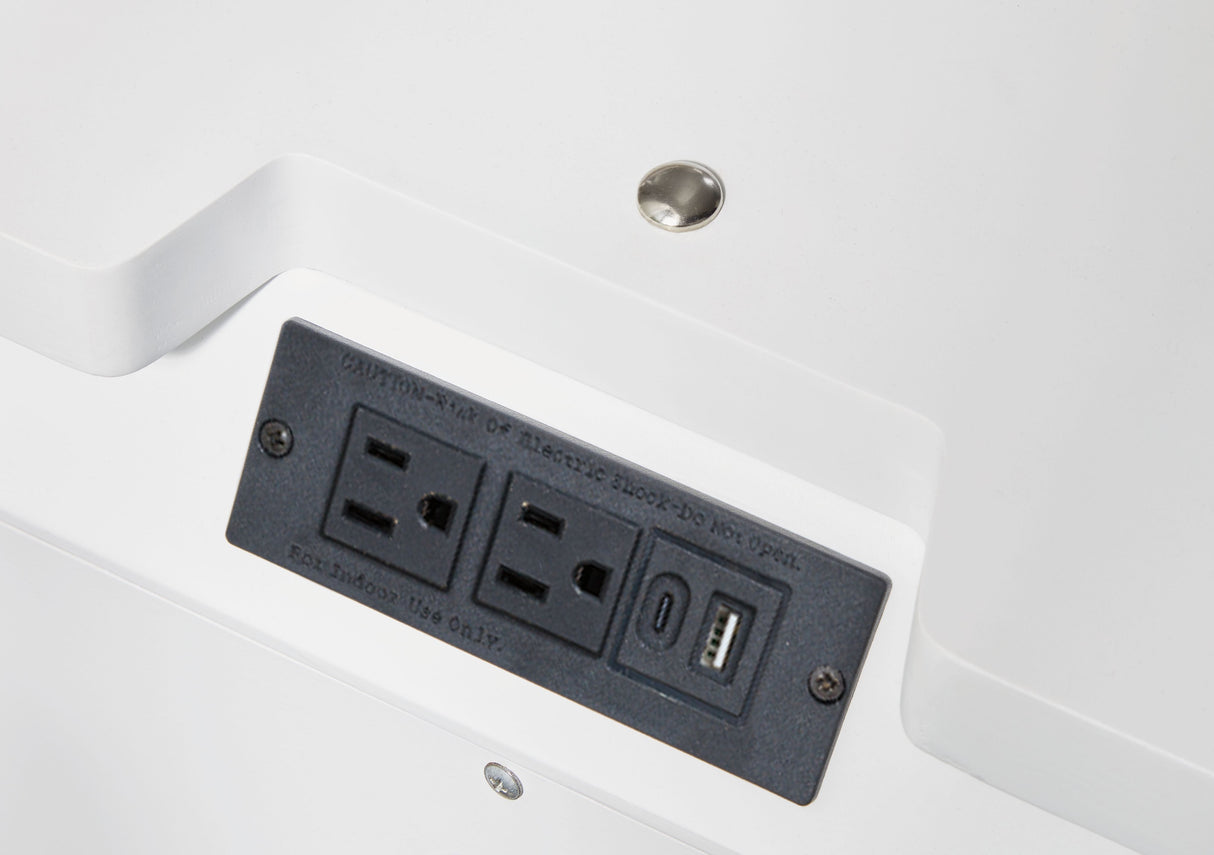 Chalanna - White - Two Drawer Night Stand by Signature Design by Ashley® | Bel Furniture