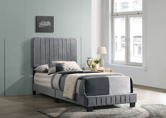 Channel Tufted Bed