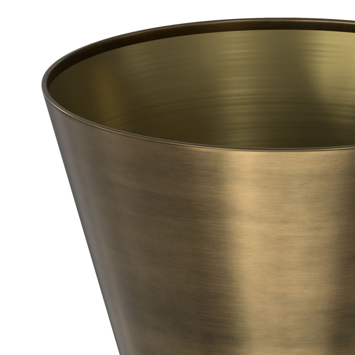 Raquel - Side Table - Antique Brass / White by Simpli-Home | Bel Furniture