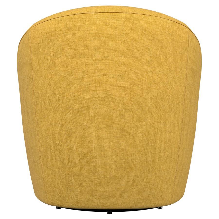 Leon - Upholstered Barrel Accent Swivel Chair by Coaster Fine Furniture | Bel Furniture